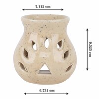 Asian Aura Ceramic Aromatic Oil Diffuser with 2 oil bottles AA-CB-0026En