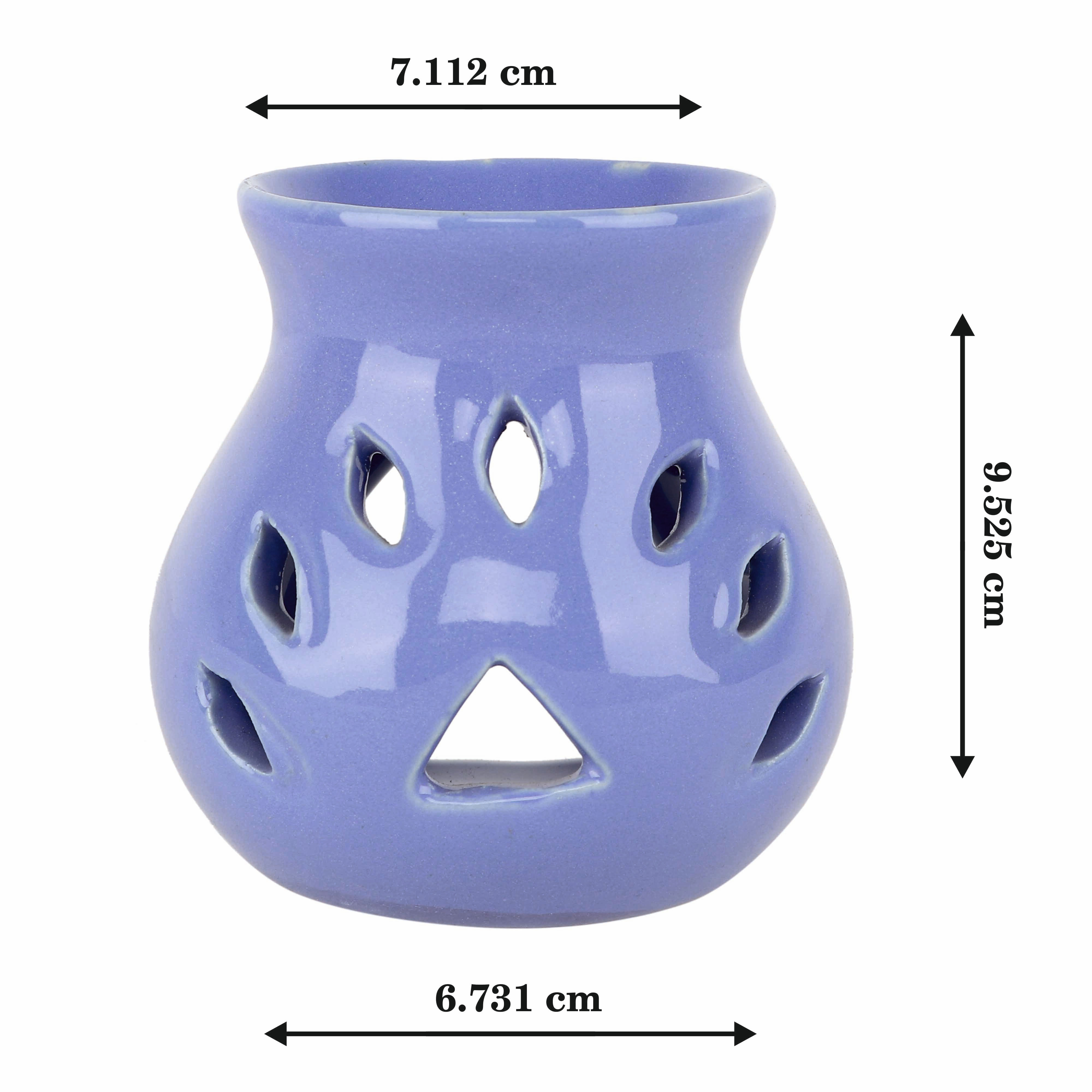 Asian Aura Ceramic Aromatic Oil Diffuser with 2 oil bottles AA-CB-0026PL