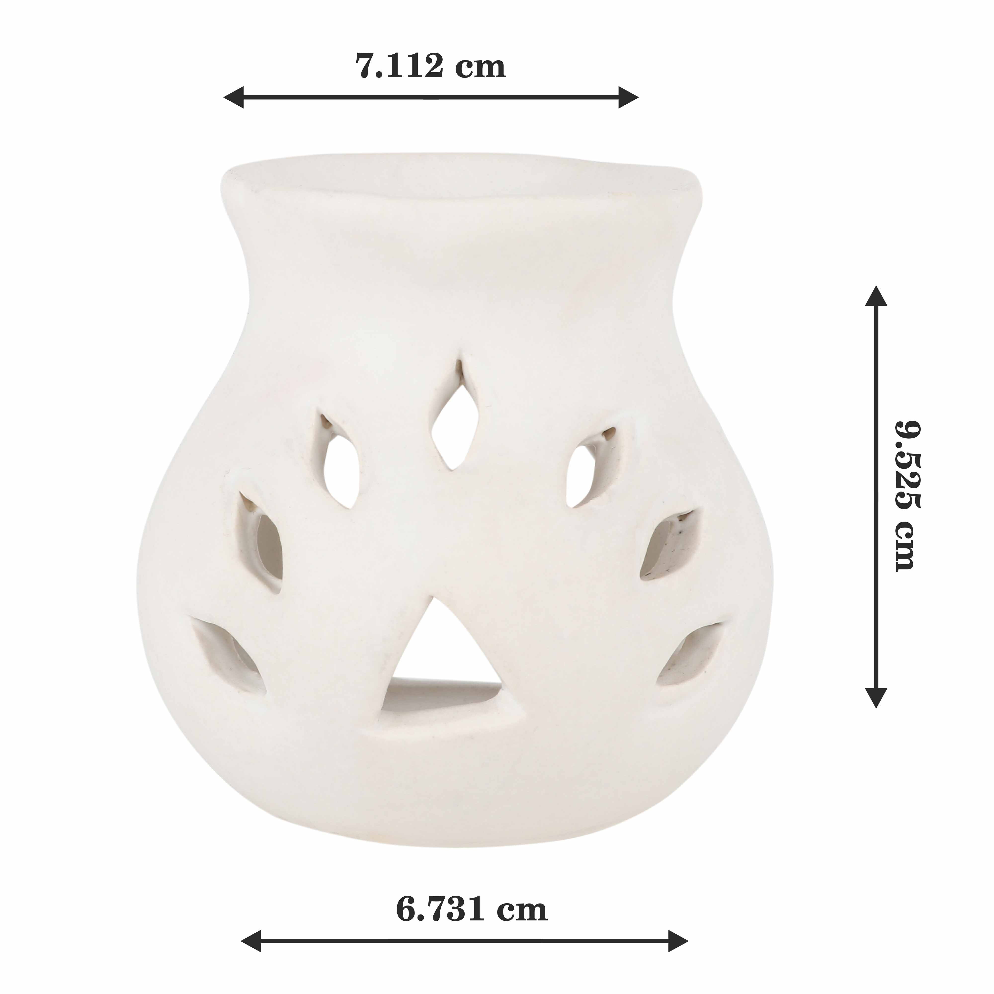 Asian Aura Ceramic Aromatic Oil Diffuser with 2 oil bottles AA-CB-0026W