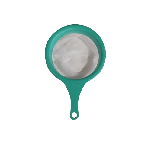 Plastic Green Milk Strainer - ABS Plastic, Various Sizes Available, Green and White Color | Easy to Clean, Includes Hanging Hole on Handle