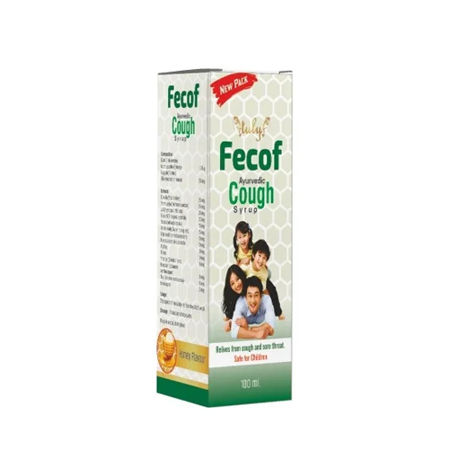 Fecof Syrup for Cough Dry Cough Throat Discomfort (100 Ml)