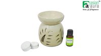 Asian Aura Ceramic Aromatic Oil Diffuser With 2 Oil Bottles Aa-cb-0029jpg Gender: Female