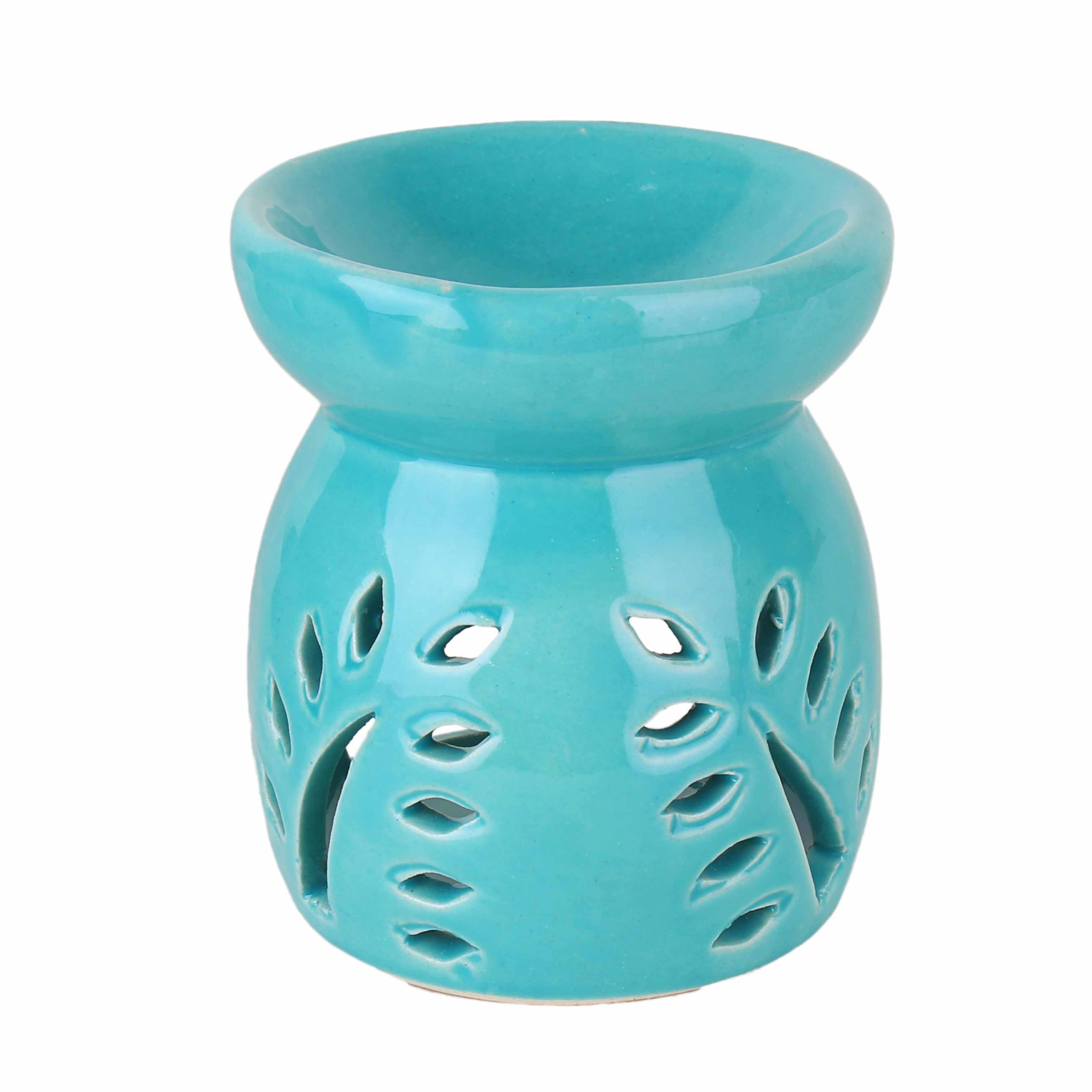 Asian Aura Ceramic Aromatic Oil Diffuser with 2 oil bottles AA-CB-0029SB