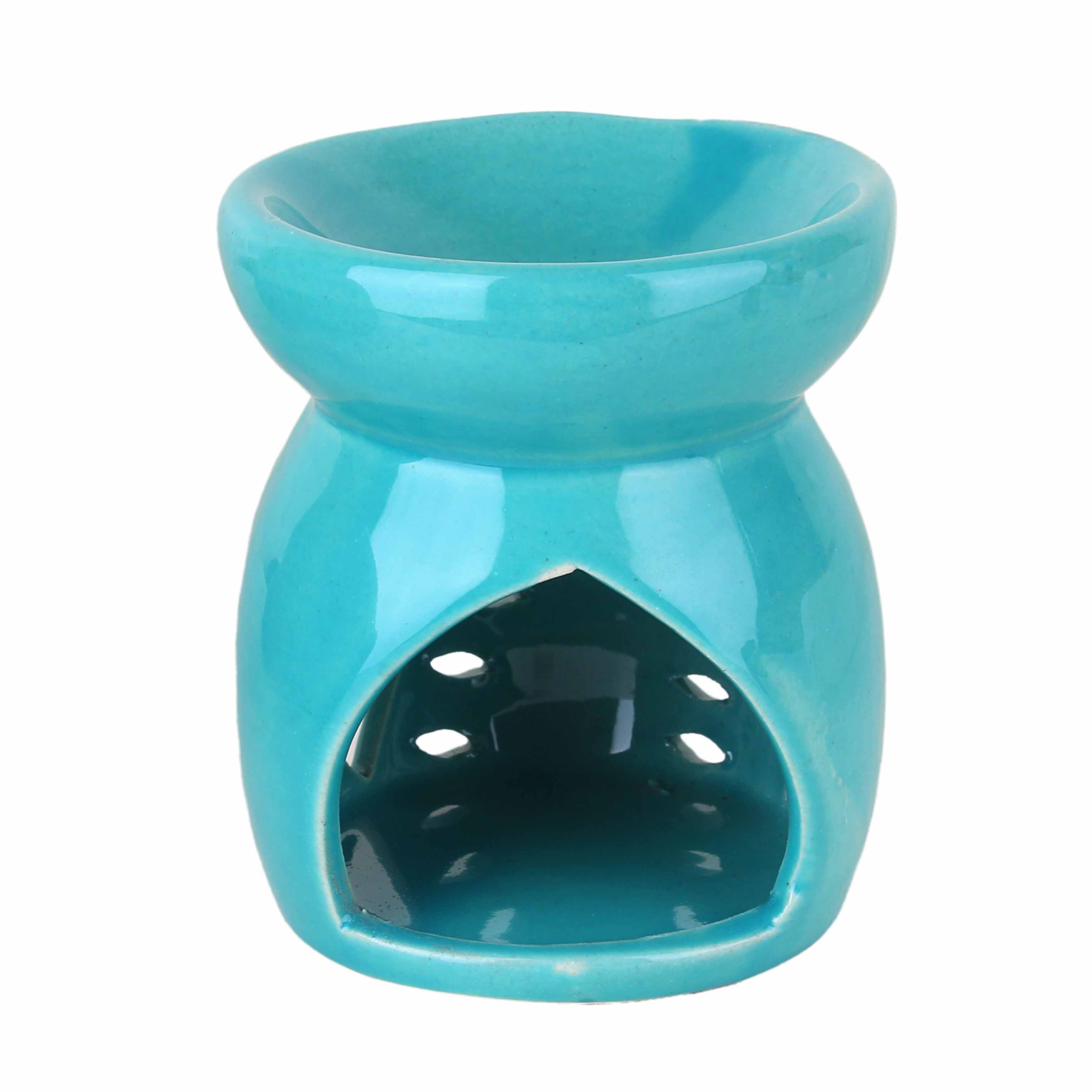 Asian Aura Ceramic Aromatic Oil Diffuser with 2 oil bottles AA-CB-0029SB