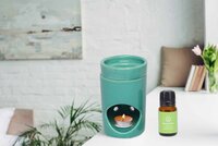 Asian Aura Ceramic Aromatic Oil Diffuser with 2 oil bottles AA-CB-0030-0030
