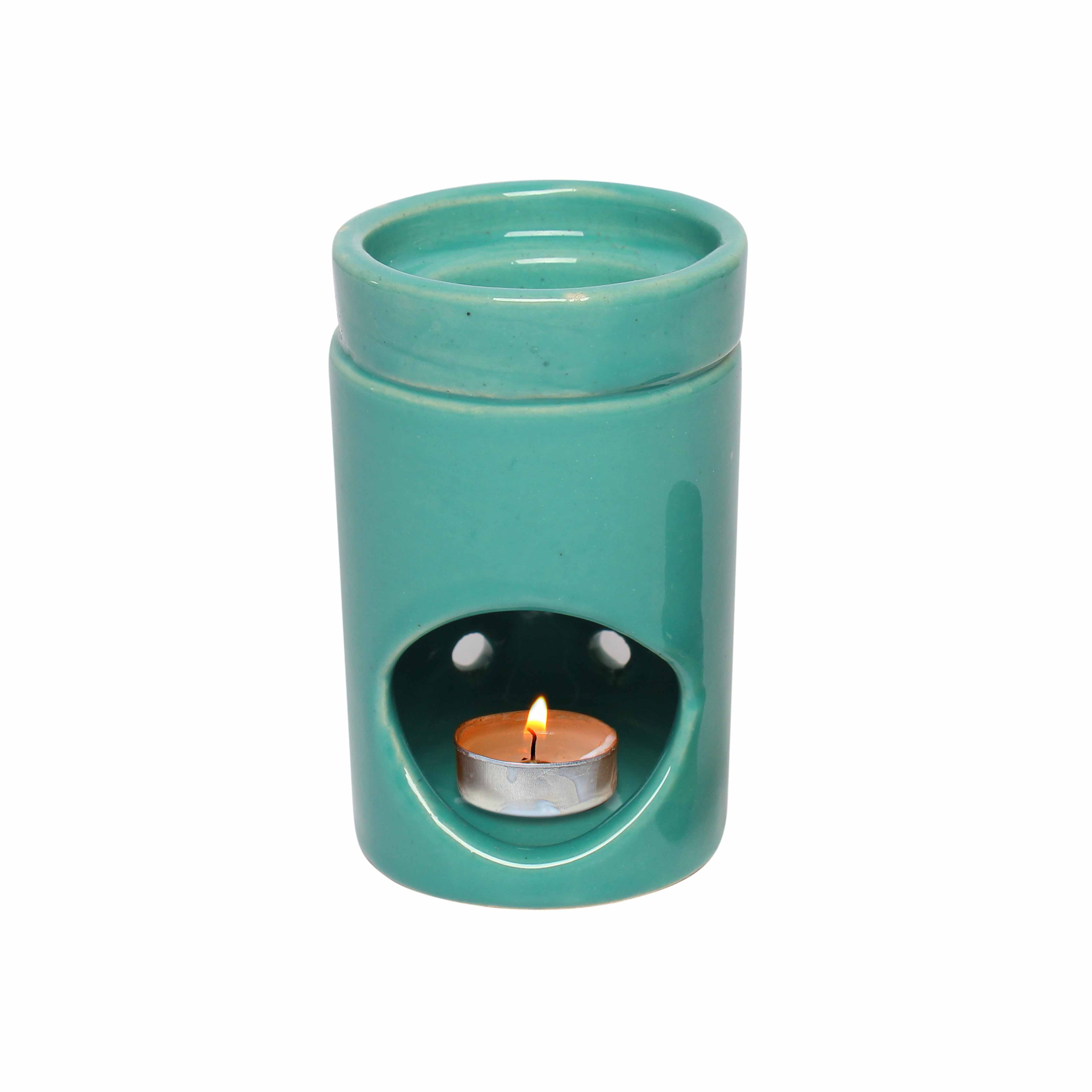 Asian Aura Ceramic Aromatic Oil Diffuser with 2 oil bottles AA-CB-0030-0030