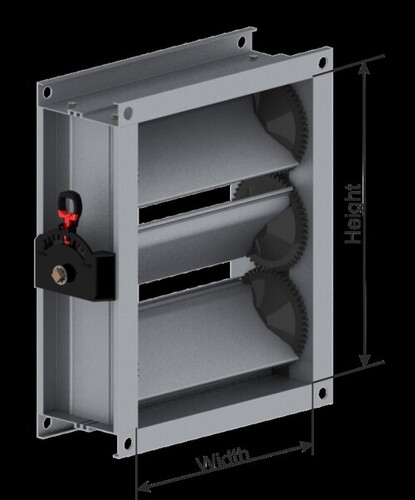 Aluminium duct damper