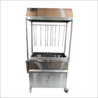 Chicken Grill Machine - Stainless Steel, Various Sizes | Electric, Low Maintenance, Ideal For Tikkas, Kebabs, And Whole Chicken Cooking