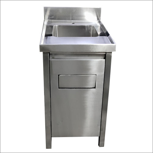 Kitchen Sink With Below Garbage Bin Application: Industrial And Outdoor