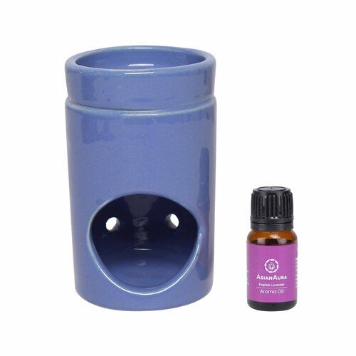 Asian Aura Ceramic Aromatic Oil Diffuser with 2 oil bottles AA-CB-0030A