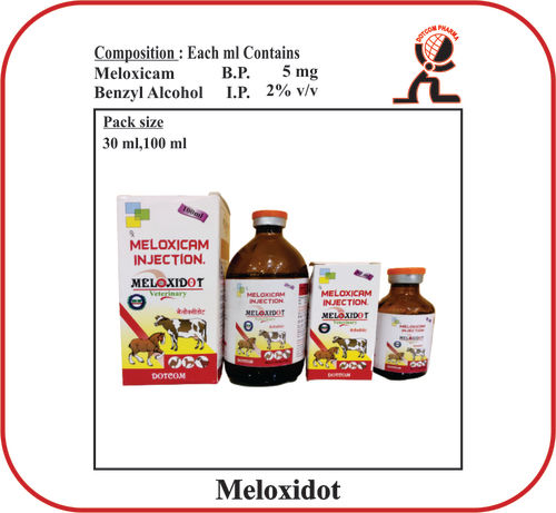 Meloxicam B.P Benzyl Alcohol I.P.Brand- MELOXIDOT  30 ML