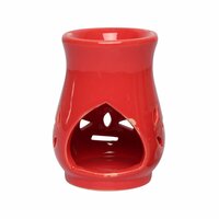 Asian Aura Ceramic Aromatic Oil Diffuser with 2 oil bottles AA-CB-0031RED