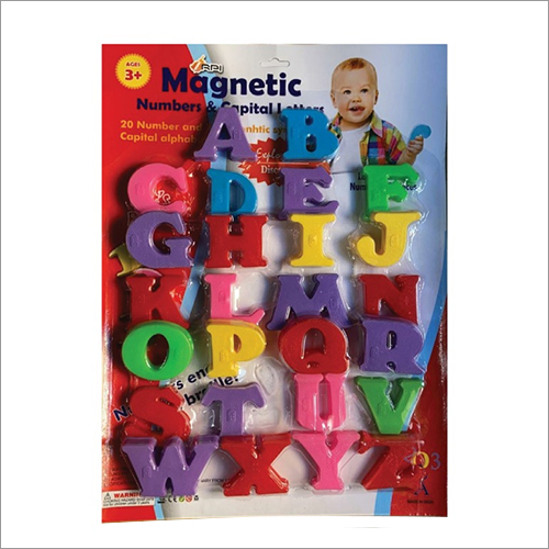 Magnetic Plastic Capital Letters Age Group: Kids