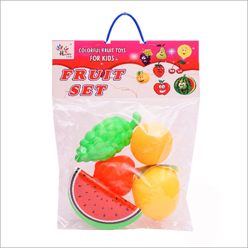 5 Pcs Plastic Fruit Toys Set Age Group: 1-2 Yrs