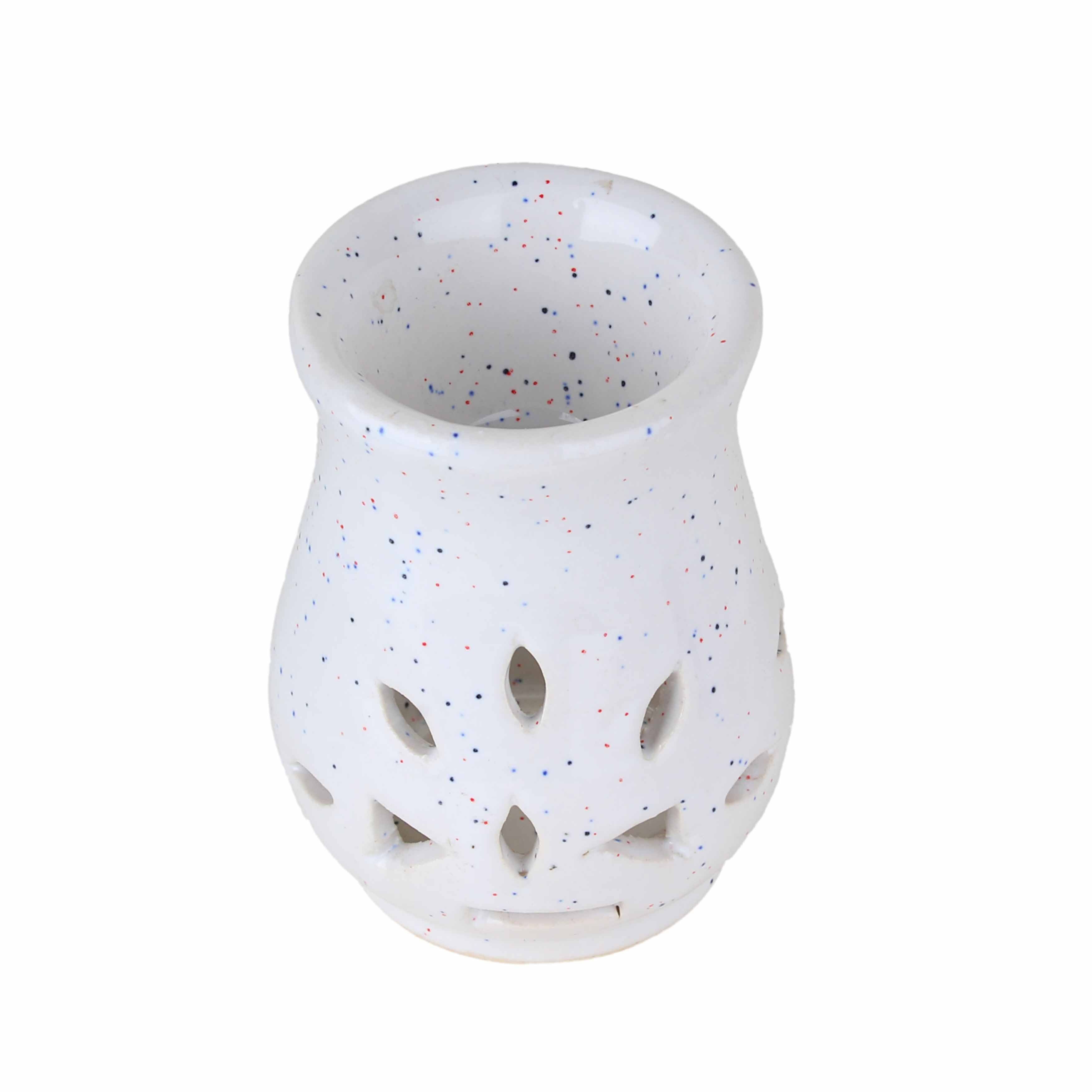 Asian Aura Ceramic Aromatic Oil Diffuser with 2 oil bottles AA-CB-0031W