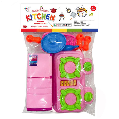 Multicolor Plastic Kitchen Tableware Toys Set