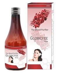 Globicfee Blood Purifier Syrup 200 Ml for Eczema Dermatitis Nail Acne Diuresis Acne Pimples