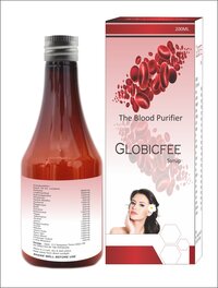 Globicfee Blood Purifier Syrup 200 Ml for Eczema Dermatitis Nail Acne Diuresis Acne Pimples