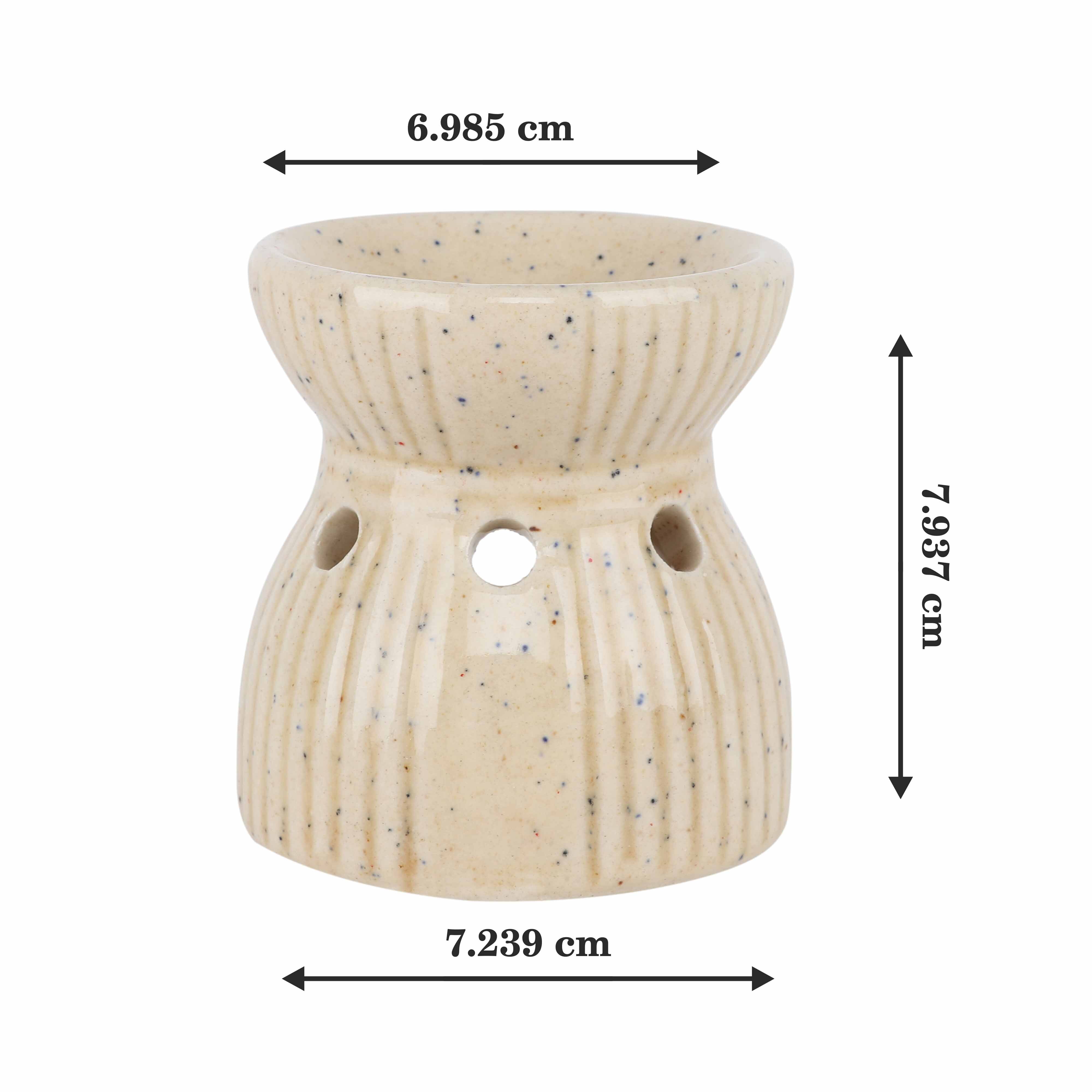 Asian Aura Ceramic Aromatic Oil Diffuser with 2 oil bottles AA-CB-0035B