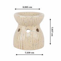 Asian Aura Ceramic Aromatic Oil Diffuser with 2 oil bottles AA-CB-0035B