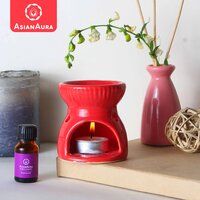 Asian Aura Ceramic Aromatic Oil Diffuser with 2 oil bottles AA-CB-0035R