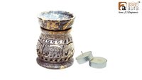 Asian Aura Ceramic Aromatic Oil Diffuser with 2 oil bottles AA-CB-0036