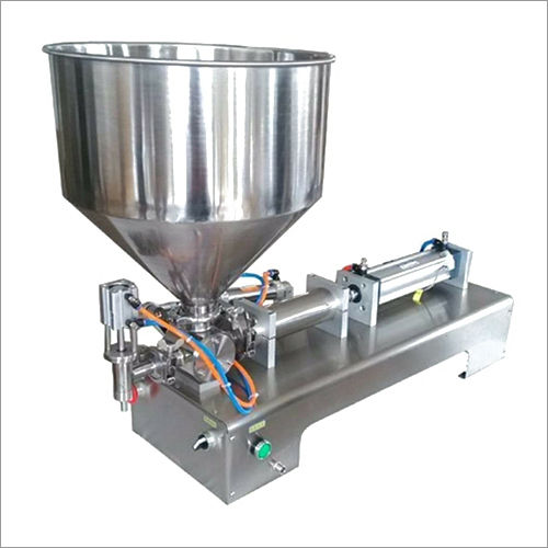 Stainless Steel Semi Automatic Cream Filling Machine