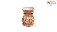 Asian Aura Ceramic Aromatic Oil Diffuser with 2 oil bottles AA-CB-0039