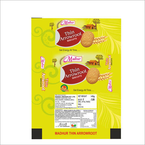 Multicolor Biscuit Laminated Packaging Pouch