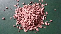 Blood red crushed marble chips for construction  building application used