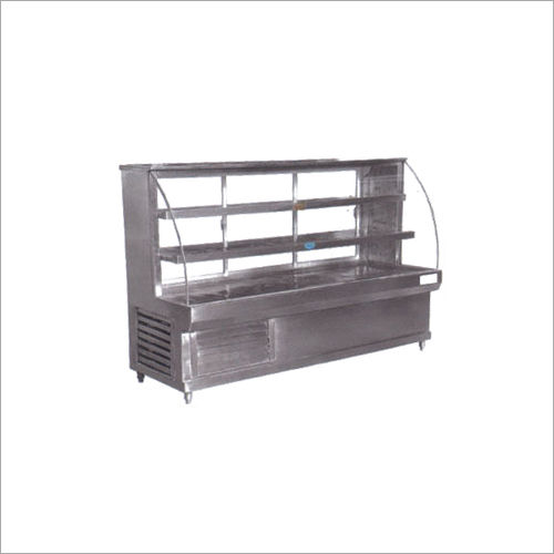 Silver Plain Display Counter