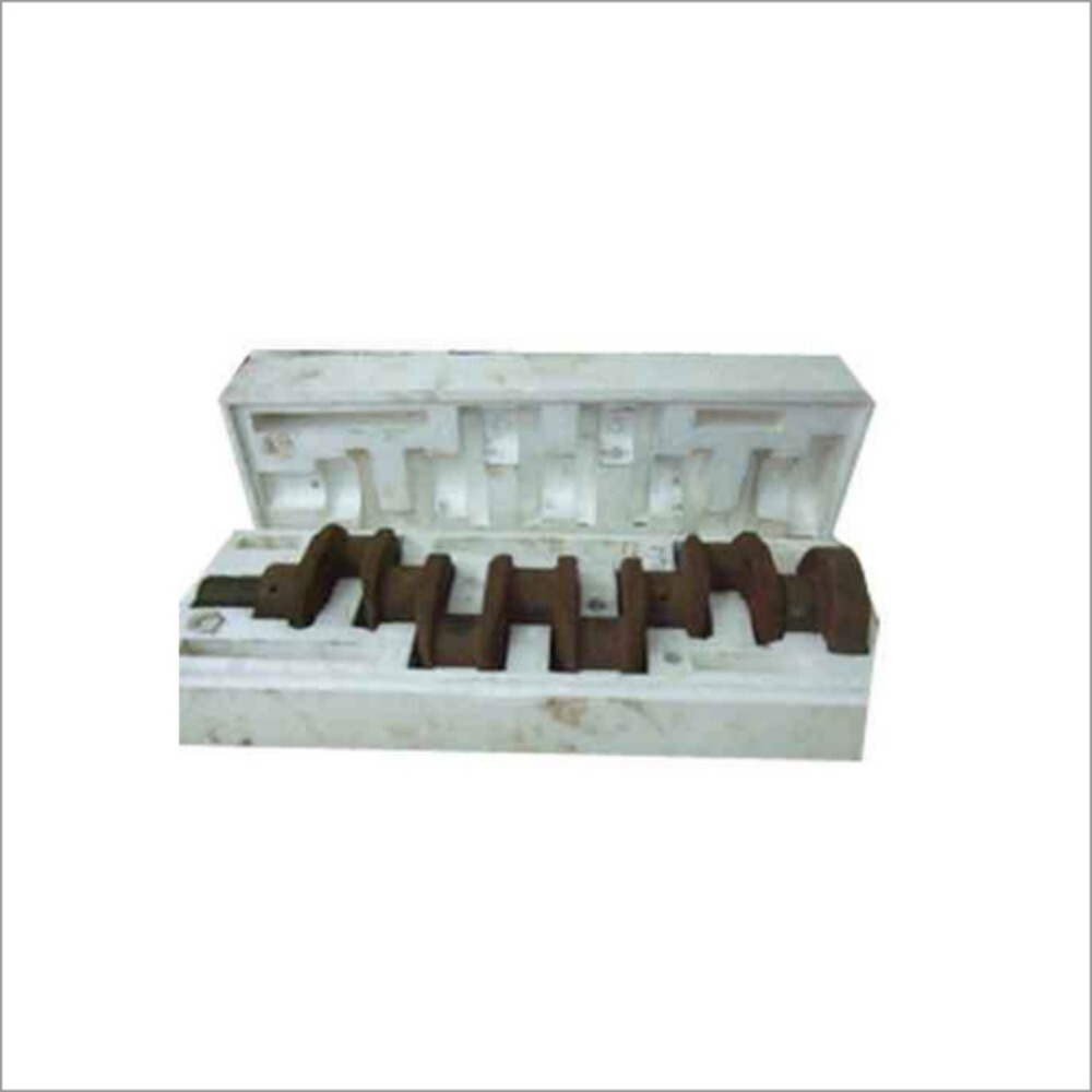 White Thermocol Packaging Mould - Color: Black