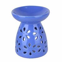 Asian Aura Ceramic Aromatic Oil Diffuser with 2 oil bottles AA-CB-0042BLUE