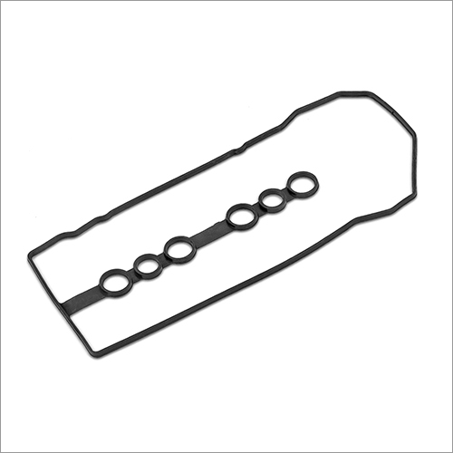 Corolla Valve Cover Gasket - Rubber Material, Different Sizes, Black Color | High Quality, Flat Gasket Design for Industrial Usage