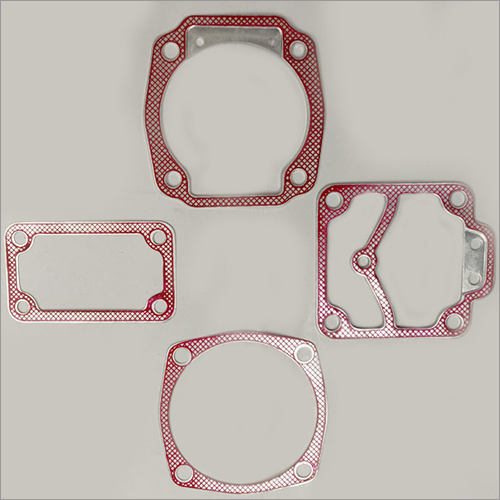 Hino Air Compressor Gasket - Flat Gasket, Different Size Options | Black and Red, Hardness As Per Requirement, Industrial Use