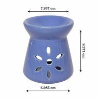 Asian Aura Ceramic Aromatic Oil Diffuser with 2 oil bottles AA-CB-0043Pur