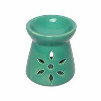 Asian Aura Ceramic Aromatic Oil Diffuser with 2 oil bottles AA-CB-0043T-GR