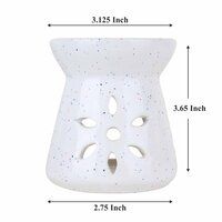 Asian Aura Ceramic Aromatic Oil Diffuser with 2 oil bottles AA-CB-0043W