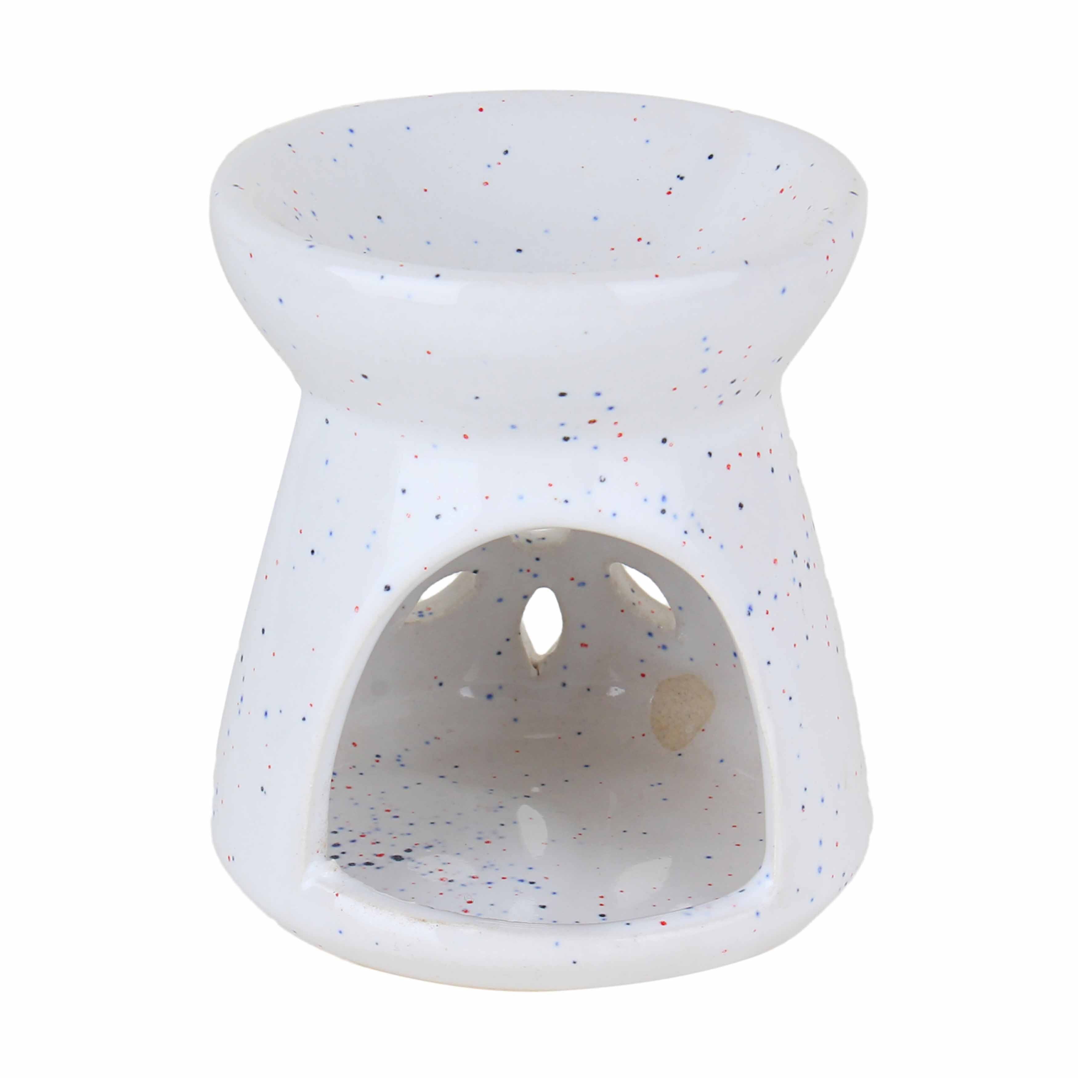 Asian Aura Ceramic Aromatic Oil Diffuser with 2 oil bottles AA-CB-0043W