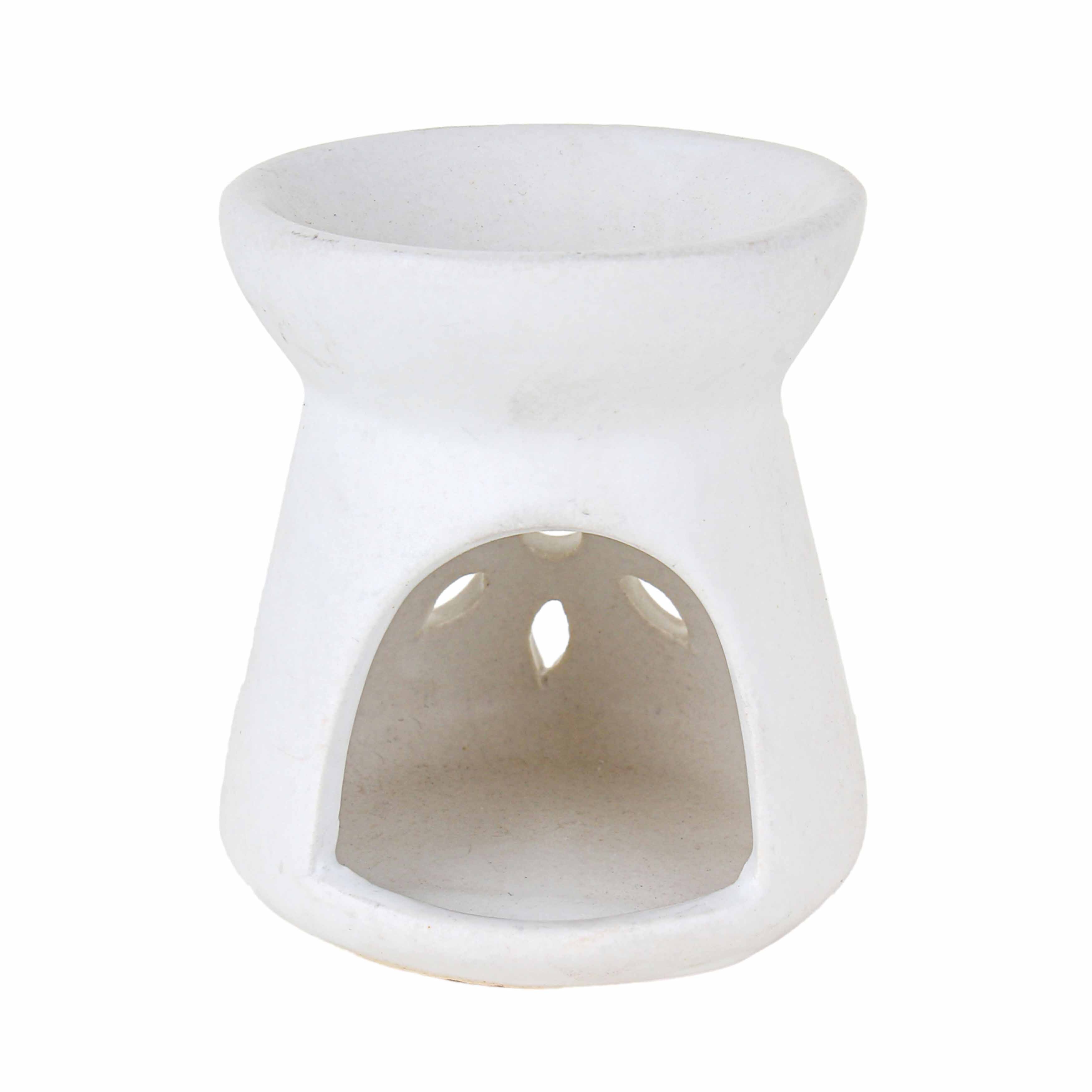 Asian Aura Ceramic Aromatic Oil Diffuser with 2 oil bottles AA-CB-00431 W