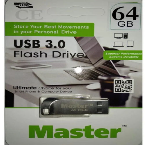 MASTER 64 GB USB 3.0 FLASH DRIVE