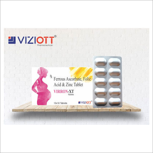 Ferrous Ascorbate Folic Acid And Zinc Tablet