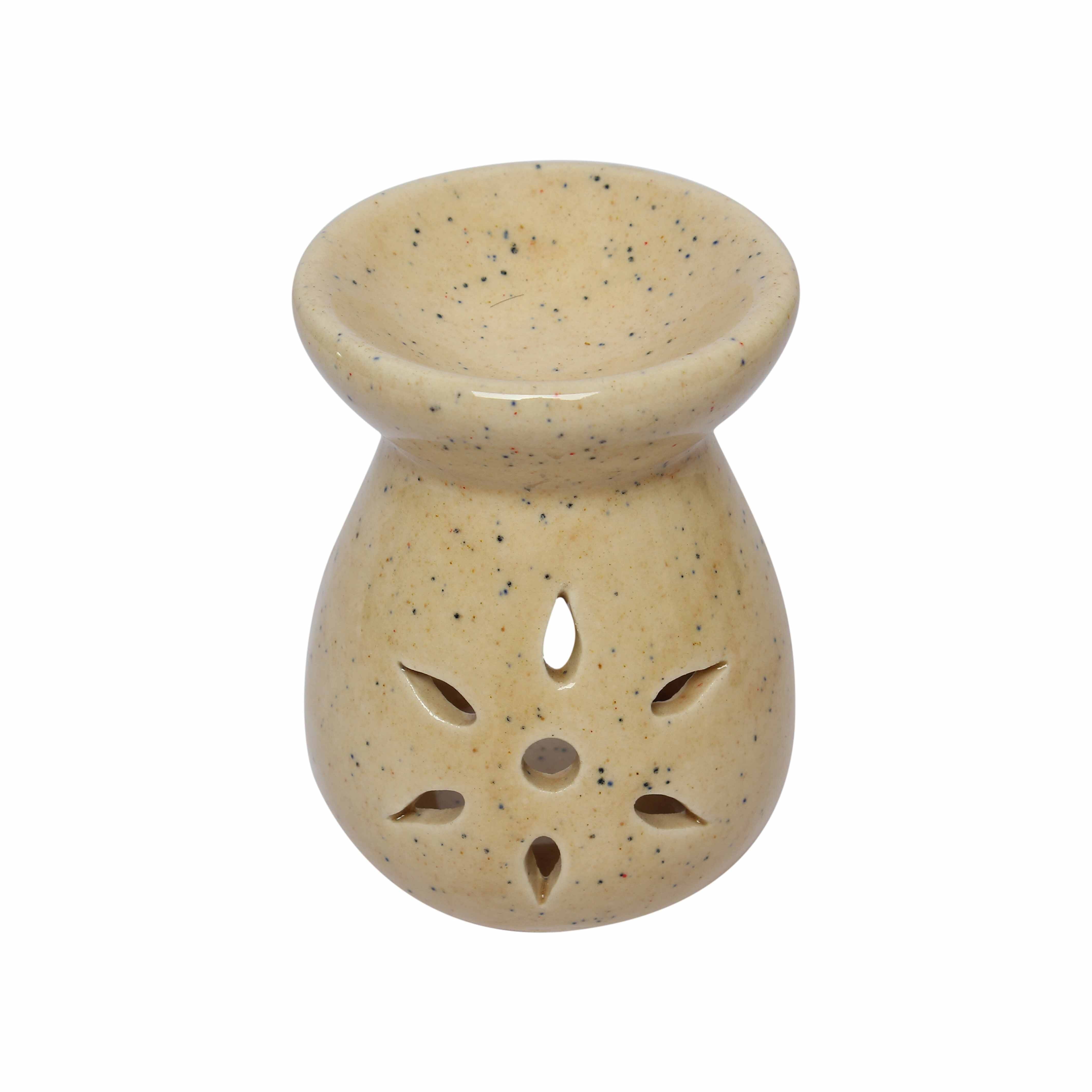 Asian Aura Ceramic Aromatic Oil Diffuser with 2 oil bottles  AA-CB-0045Bro