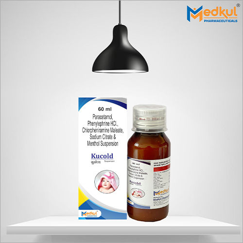 Paracetamol Phenylephine HCL Cholopheniramine Maleate Sodium Citrate And Menthol Suspension