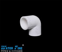 Upvc Elbow - Astm Standard | White Female Connection For Reliable Plumbing Solutions