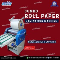 Semi Automatic Jumbo Roll Thermal Lamination Machine