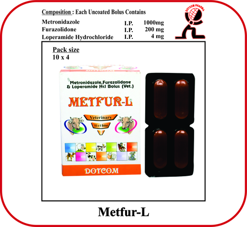 Metronidazole IP Furazolidone IP Loperamide Hydrochloride IP Brand - METFUR-L