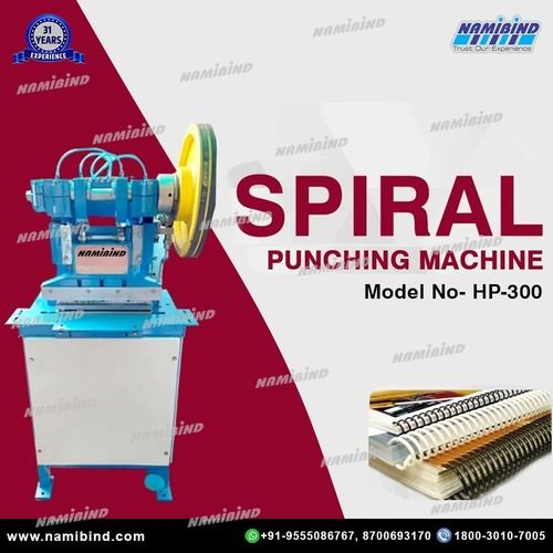 High Speed Spiral Punching Machine With Stroke Capacity (8 Toned)