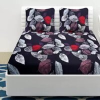 King Size Floral Fitted Bedsheet .