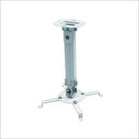 Projector Ceiling Mount Kit - Abs Material, 80 Mm Arm Length, White Color | Premium Quality, Portable Design For Lcd Projectors